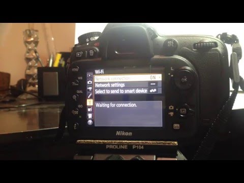 Tether the Nikon D7200 to IOS devices wirelessly.