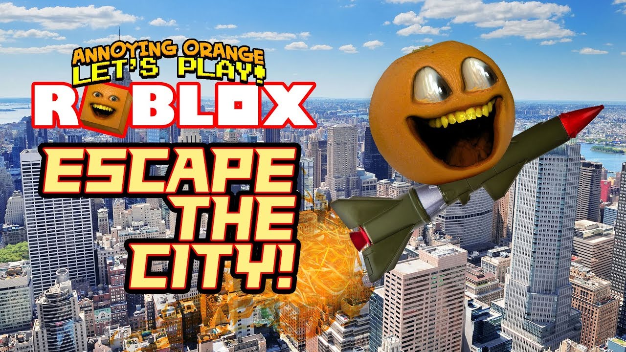 Roblox Escape The City Obby Annoying Orange Plays Youtube - roblox escape the slime annoying orange plays youtube