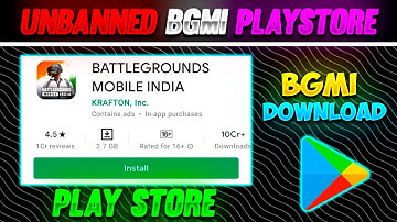 BGMI Not Showing in Play Store how to download bgmi on play store after banbattleground mobile india