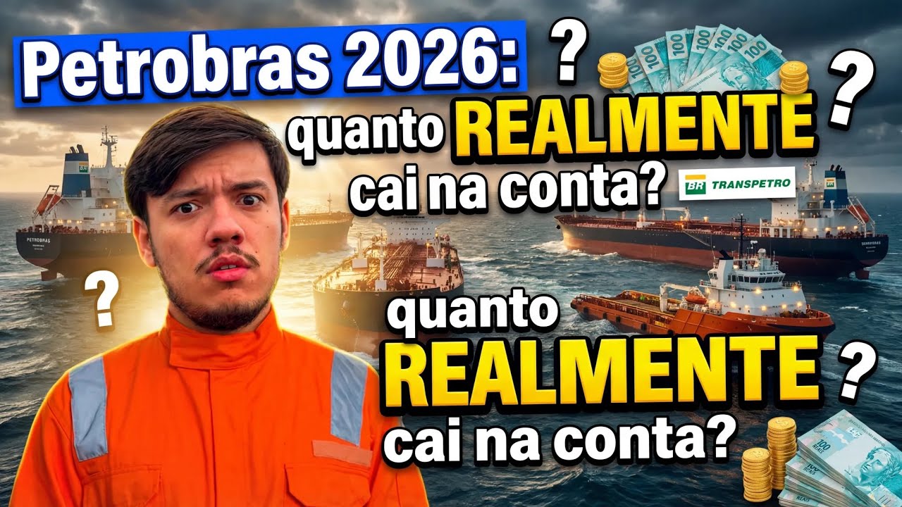 O REAL salário líquido da Petrobras em 2026 (ninguém te conta)