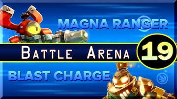 PS3 Skylanders Swap Force Magna Ranger Vs Blast Charge Battle Mode Arena Part 19 [HD]