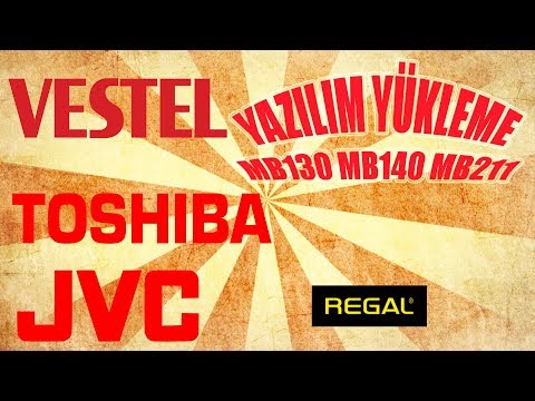Vestel ve markaları yazılım yükleme mb110 mb120 mb130 mb140 mb211 update jvc regal Toshiba Hitachi
