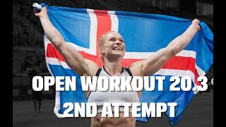 WORLD RECORD 5:21!! Annie Thorisdottir takes on Open workout 20.3... AGAIN! With voiceover