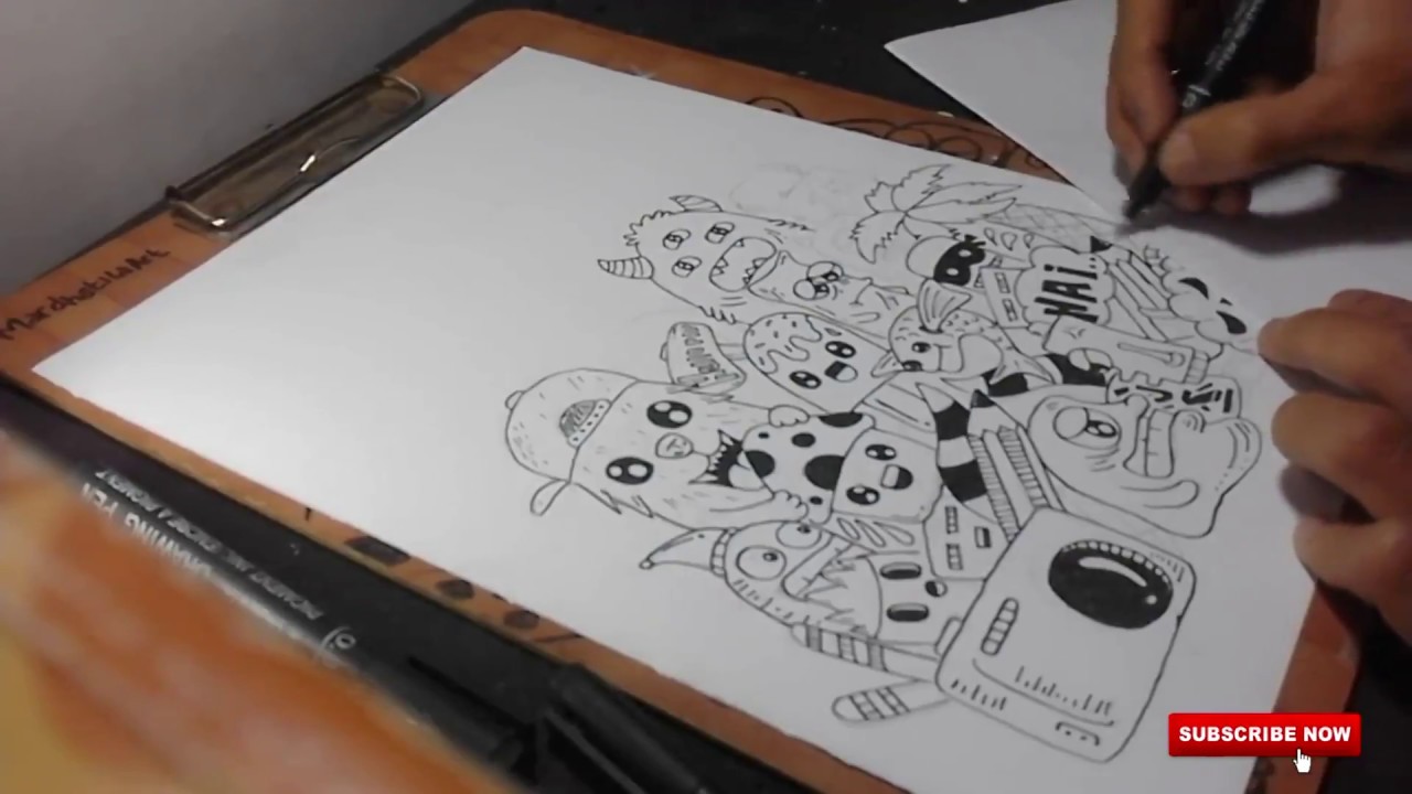 MAU BELAJAR GAMBAR DOODLE Kamu Wajib Nonton Vidio Ini YouTube