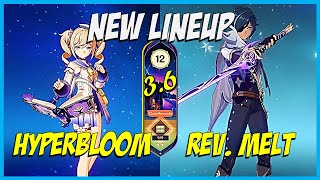 New Abyss Floor 12 barbararaiden Hyperbloom U0026 Kaeya Reverse Melt  Genshin Impact 36