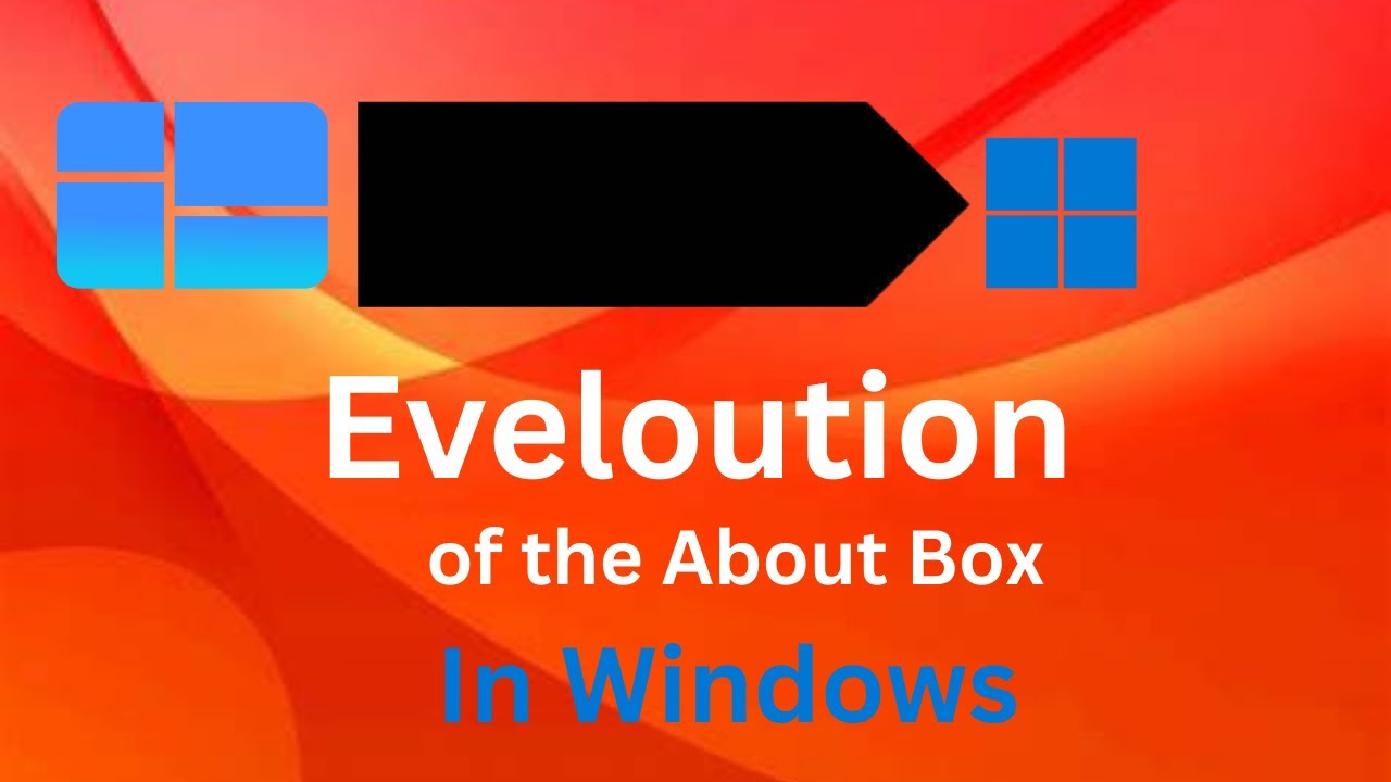 Evolution of the About box in Windows (1985-2021) - YouTube
