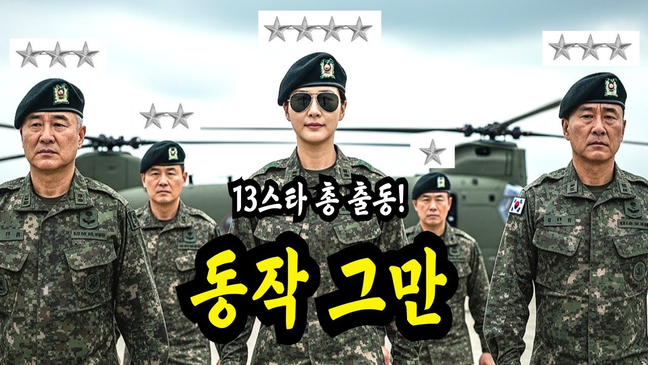 “동작 그만!” 대령 빽 믿고 여군 손녀 괴롭히던 대위는 갑자기 별 13개가 나타나자 그대로 주저앉았습니다.