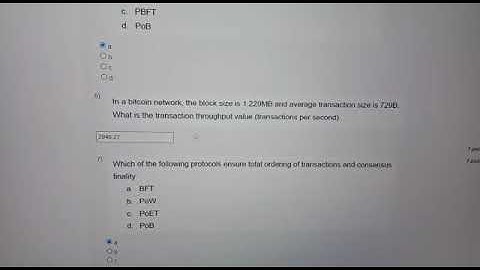 NPTEL Blockchain and its Applications week 8 assignments answers