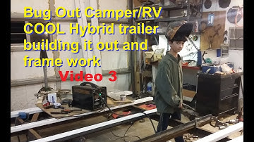 Bug Out camper RV hybrid tiny house framing & metal work 🔨  #3