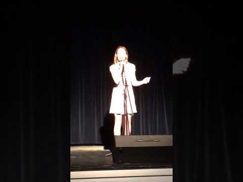 Claire at the Seattle Girls School Talent Showcase - 8th Grade