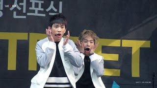 [FANCAM] 140322 GOT7 음악의거리 축하선포식_GIRLSGIRLSGIRLS (Jinyoung focus)