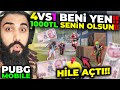 1 VS 4 KAZANAN 1000 TL'Yİ ALIR!! 🤑 (IŞINLANMA HİLESİ AÇTI!!) | PUBG MOBILE