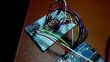 MCP9808 and 4 digit 7 segment with Arduino Uno
