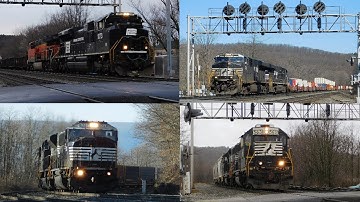 Railfanning the NS Pittsburgh Line at Fostoria, PA and Horseshoe Curve!