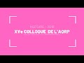 Xve colloque aqrp  5  7 dcouvronsnous