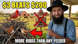 The $3 Backyard Hack That Brings More Birds Than Any Feeder ($200 You Wasted)