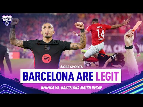 Barcelona ESCAPE Lisbon with massive result | Raphinha & Szczęsny star performances 🤩 | CBS Sports