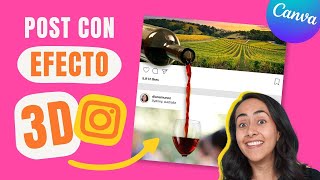 Cómo hacer un EFECTO 3D en INSTAGRAM| Tutorial de Canva PRO