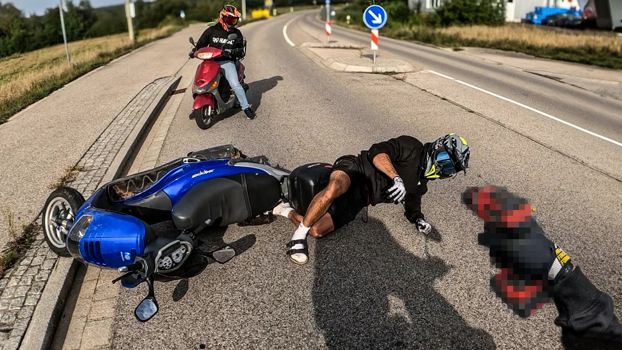 RENTNER CRASHT NEUES BIKE