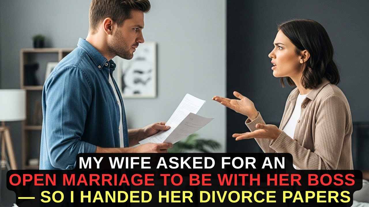 My Wife Asked For An Open Marriage To Be With Her Boss — So I Handed Her Divorce Papers.. My Revenge