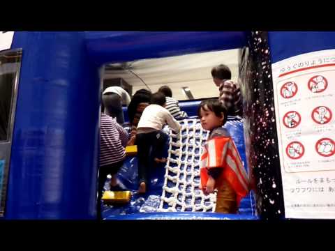 【イオンモール：大和郡山】ウルトラアスレチックのふわふわ遊具で遊ぶあい♥お出かけ　イベント　すべり台　ULTRA ATHLETIC　ウルトラマン　Ultraman