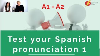 53a Beginners Test your Spanish Pronunciation A1-A2 LightSpeed Spanish screenshot 5