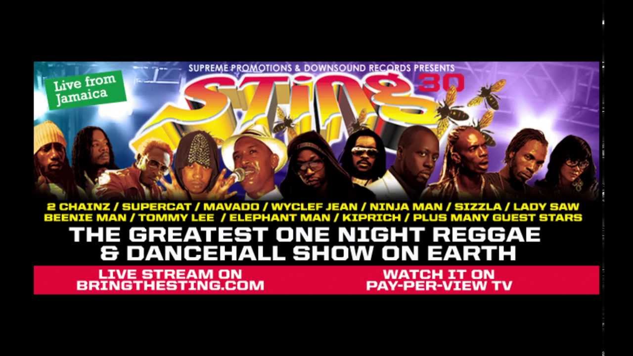 Sting Jamaica 2013 December 26th Live on Pay Per View or LiveStream