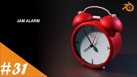 Tutorial 3D modelling JAM ALARM #Blender