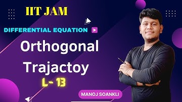Orthogonal Trajectory || Solution of differential equation || #iitjam || #bscmaths