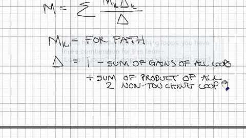 Signal Flow Graphs plus Mason Gain Formula