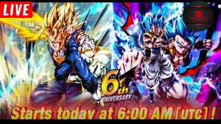 SUMMON ON VEGITO AND GOGETA 6th ANNIVERSARY| VERTICAL LIVE