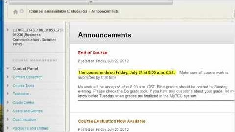 Missing Course Menu Items