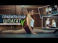 Правильный шпагат. Как сесть на шпагат. Правило выполнения шпагата.