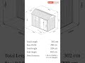 Steel Garden Shed Backyard Upgrade | Smart Outdoor Storage Solution #shed #gardenseeds #shorts