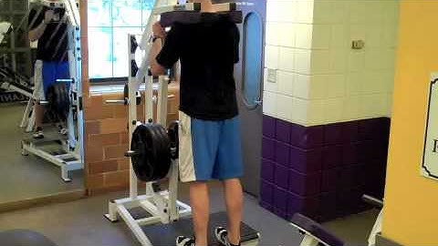 Self Made Exercise Index:  Standing Calf Raises