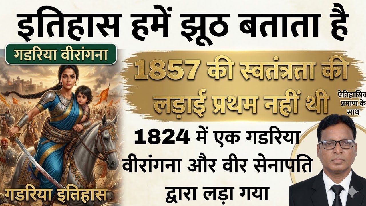 एक गडरिया वीरांगना ने स्वतंत्रता संग्राम की पहली लड़ाई लड़ी | 1824 का प्रथम स्वतंत्रता संग्राम 
