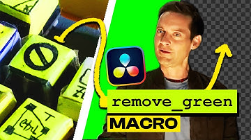 How to Create a Macro to Remove Green Screen in Davinci Resolve 20.1+