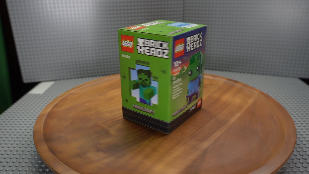 Lego Minecraft Zombie #40626 Speed build - YouTube