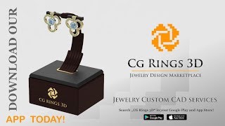 3D CAD Earrings with Playing Cards video