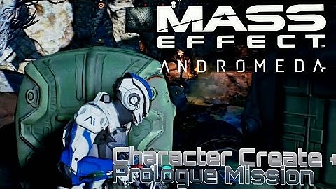 Mass Effect Andromeda - Character Create & Prologue Mission - Hyperion - Insanity Gameplay