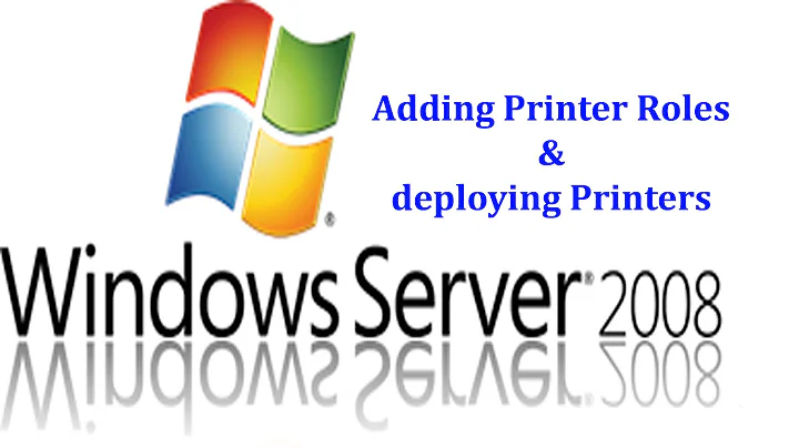 Server 2008 R2 - How to add printer roles and deploy printers using Group policy in Windows 2008 R2