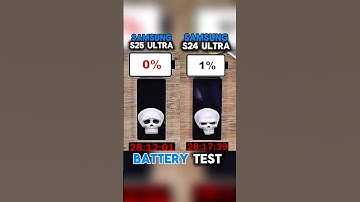 SAMSUNG S25 ULTRA VS SAMSUNG S24   ULTRA BATTERY 🔋 TEST?