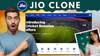 Build an Amazing Jio Website Clone with HTML, CSS, Bootstrap! #WebDevelopment #JioClone #viralvideo
