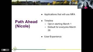 Session 74: Introduction to SUNY Oswego's Multifactor Authentication Project