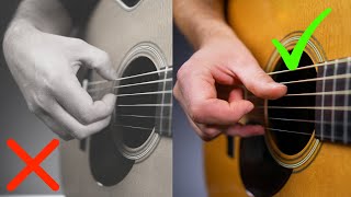 Die entscheidenden 8 Punkte beim Zupfen -Fingerpicking - Fingerstyle auf der Gitarre