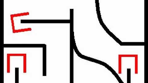 Probabilistic path planning - demo 2 with a U-shaped robot (LARA/UnB)