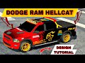 HELLCAT DESIGN ON DODGE RAM IN CAR PARKING MULTIPLAYER