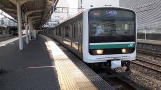 E501系 K704編成水戸駅発車