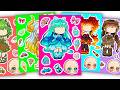 💖Paper DIY💖 Splendid Elemental Spirits X Gacha Sticker Book #doll #paperdiy #gachalife #asmr #cute
