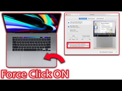 How To Turn On Force Click Macbook Pro - Enable Force Touch & Haptic Feedback